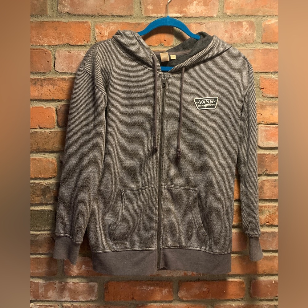 Van’s zip up hoodie